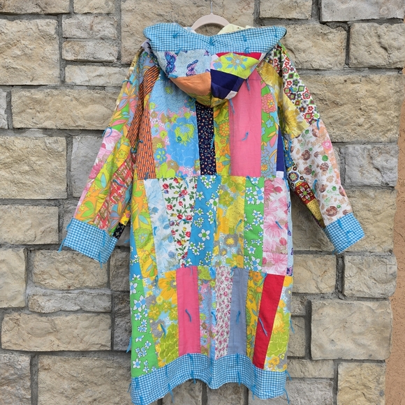 Upcycled Quilt Coat - Picture 9 of 10
